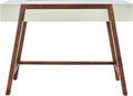 SAFAVIEH Home Collection Marwood Mid-Century Modern White/Brown Desk