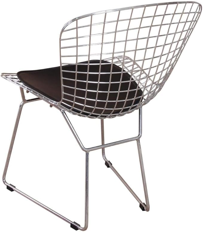 Set of 1 Replica Harry Bertoia Side Chair Black