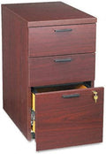 HON 10500 Series 28-Inch Mobile Box File Pedestal Mahogany