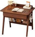 Scandinavian Solid Wood DeskSmall Home Office Desk with Drawers and ShelvesWriting Desk WorkstationContemporary Computer Desk Study Desk Table