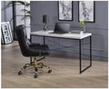 Maykoosh White-Ash DeskModern Computer Table for Home Office