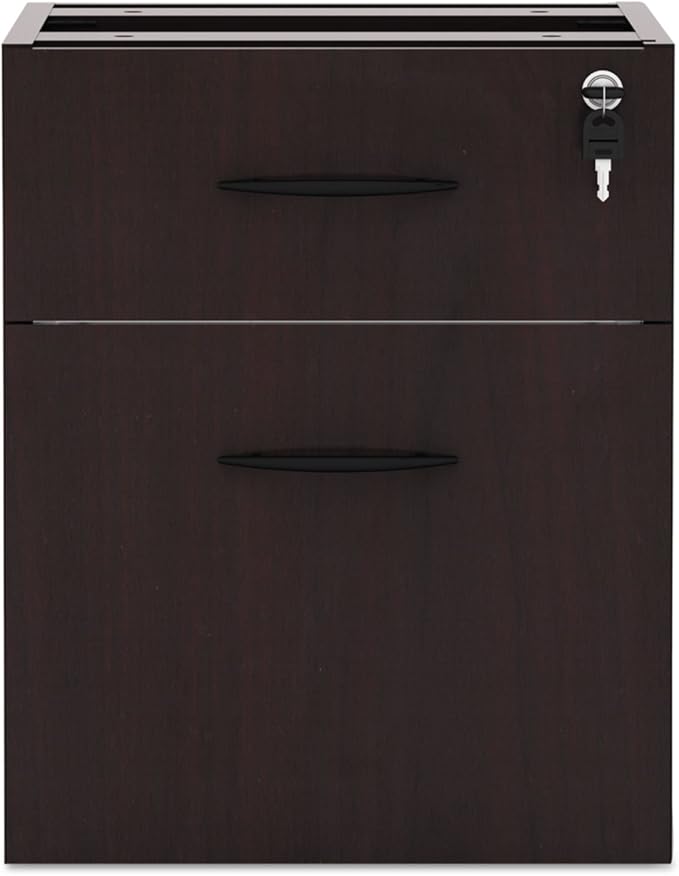 Alera VA552222MY Alera Valencia Series 3/4 Box/File Pedestal15 5/8w x 20 1/2d x 19 1/4hMahogany
