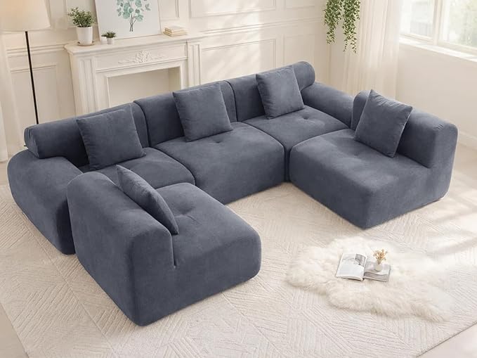Soft Boneless Lounge Couch for Apartment Living Ideal for Renters &amp Small Homes Casual Seating for Relaxing in Living Rooms