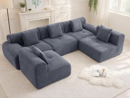 Soft Boneless Lounge Couch for Apartment Living Ideal for Renters &amp Small Homes Casual Seating for Relaxing in Living Rooms