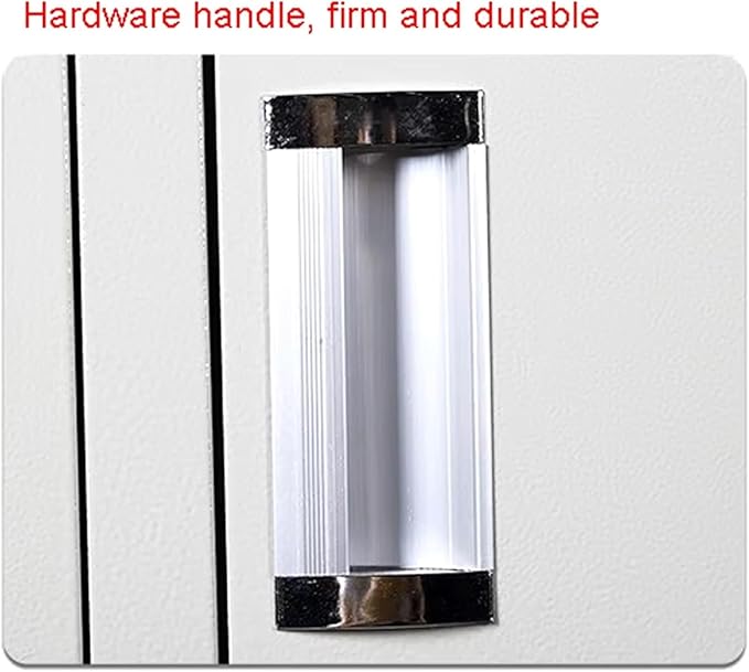 Metal Filing Cabinet for Home Office Lockable Storage with Visible Doors Ideal for A4 &amp(B)