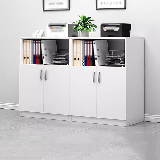 Filing Cabinet for Office Storage with Partition Shelf Spacious Data Nizer(B160x40x120cm)