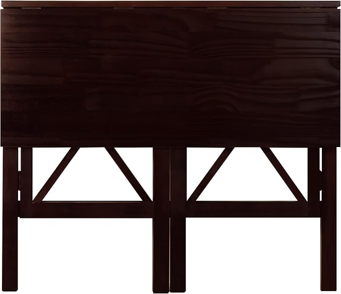 Casual Home Montego Folding Desk with Pull-Out Tray-Espresso