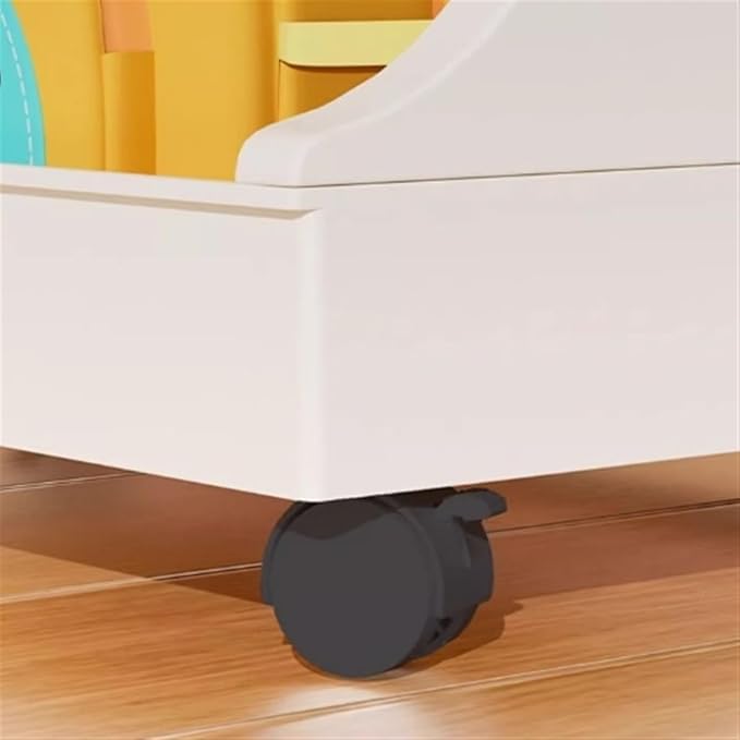 Mobile Filing Cabinet with Wheels Removable Desk Organizer Book Organizer Home Organizer with Wheeled Bookshelf File Cabinet