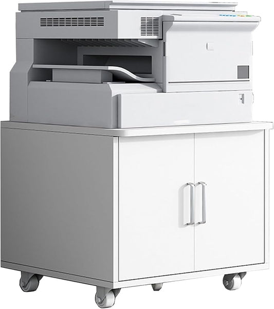 Wood File Cabinets for Home Office with Silent Universal Wheel Rounded Corner Design Easy to Clean Filing Cabinet Suitable for Home Office (Color : B Size : 60 * 60 * 45cm)