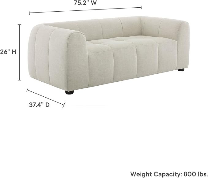 Modway Liana Love Seats Linen