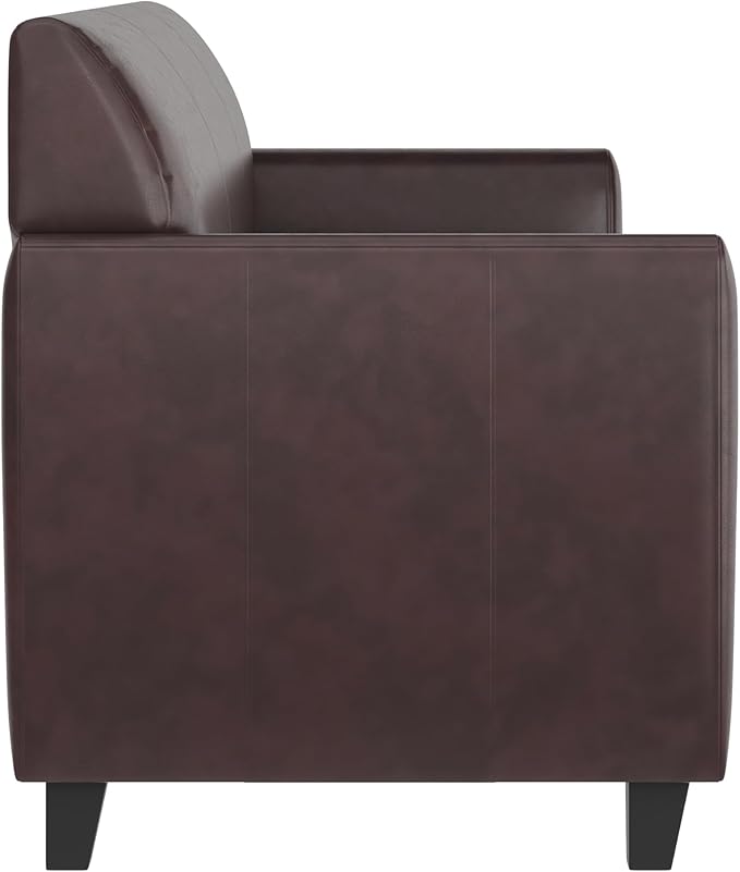 Flash Furniture HERCULES Diplomat Series Brown LeatherSoft Sofa