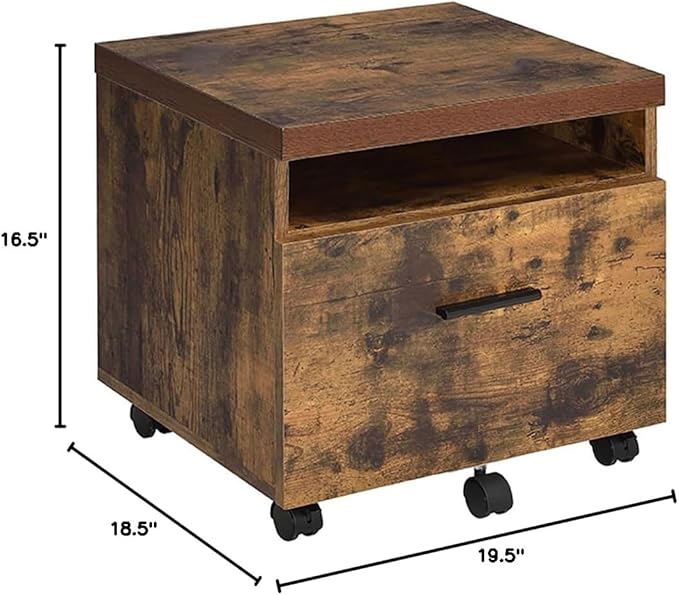 File Cabinet with Lock 2 Drawer Small Storage Cabinet OrganizerModern Filing Cabinets Under Desk Locking Drawers for Home OfficeBlackBrown