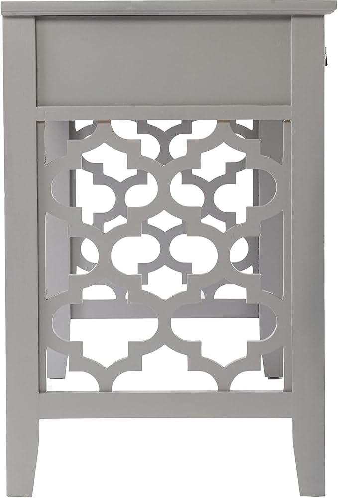 Writing Desk with Drawers - Gray Home Office Desk - 47 Wide