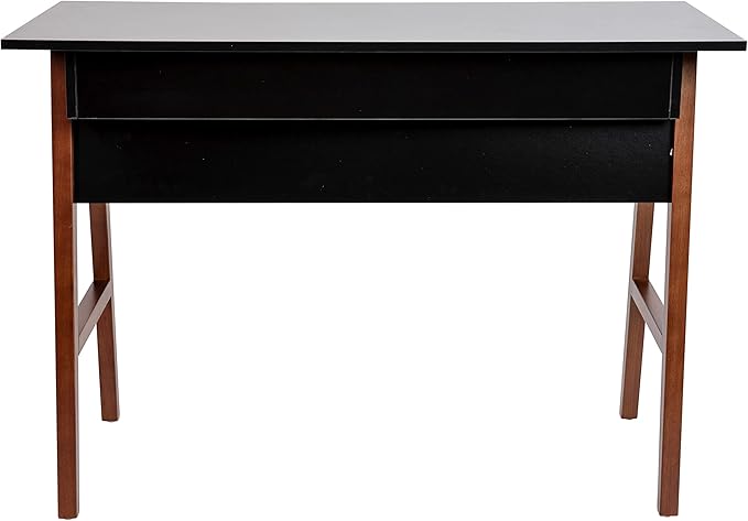 Flash Furniture Darla Computer Desk - Black Home Office Desk with Storage Drawer - 42 Long Writing Desk for Bedroom