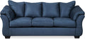 Signature Design by Ashley Darcy Casual Plush Sofa Dark Blue
