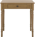 SAFAVIEH Home Collection – Arina Desert Brown Writing Desk 1-Drawer Traditional Desk Classic Home Office Design (DSK5710H)