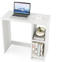 MAT EXPERT Computer Desk 31.5” Wooden Home Office Desks with Shelves for Small Space Gaming Desk Small Table Writing &amp Studying Desk for Home Office Apartment