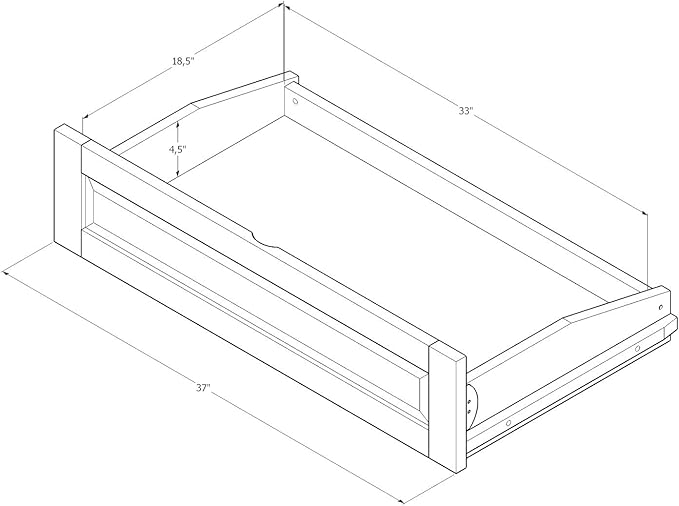 Kodiak Futons Futon with Storage Drawers