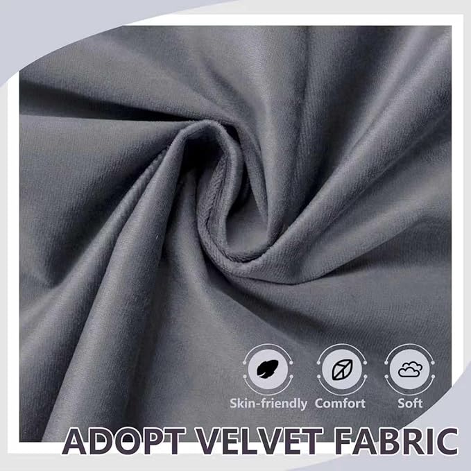 3 in 1 Pull Out Couch Bed Convertible Futon Sofa Bed Velvet Sleeper Loveseat for Small Living Room Adjustable Backrest Comfy Pillows Side Pocket (Dark Grey)