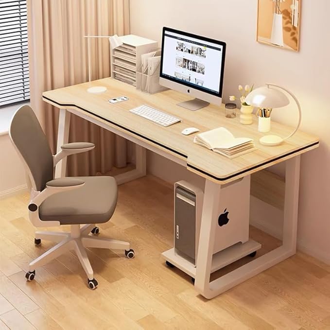 Gaming Desk Computer Writing Table Student Art Modren Simple Style PC Wood Suitable Portable Desk for Home Office