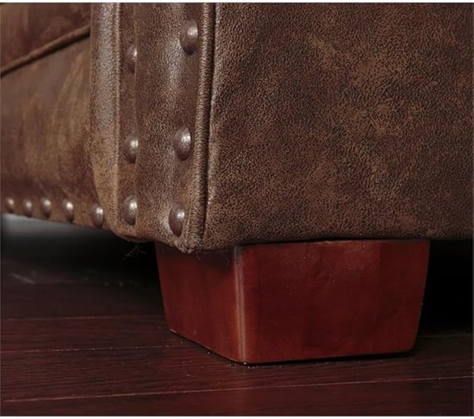 American Furniture Classics Microfiber Buckskin Loveseat in Brown