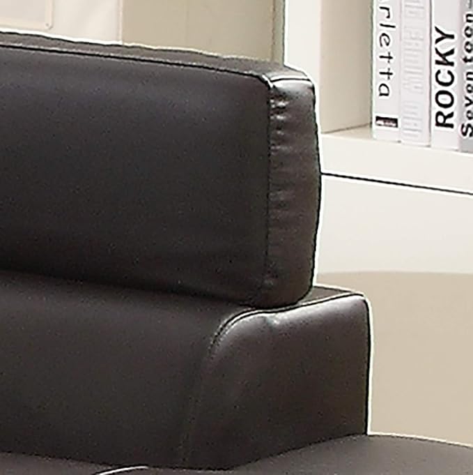 Poundex F6984 Bobkona Isidro Faux Leather sectional