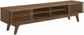 Modway Render 70 Mid-Century Modern Low Profile Media Console Entertainment TV Stand in Walnut Walnut