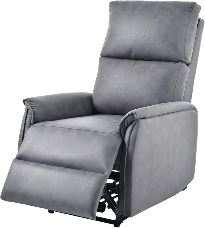 Electric Power Recliner Chair Reclining Chair for Bedroom Living RoomSmall Recliners Home Theater Seating with USB PortsRecliner for Small SpaceDark Gray