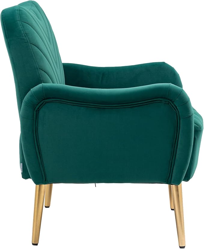 Velvet Chair Accent Chair/Living Room lesiure Chair with Metal feet