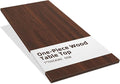 Universal 48 x 24 One-Piece Particle Board Table Top 1 Thick Desktop for Stand Up Height Adjustable Desk Frames Home Office Tabletop Countertop DIY Red Walnut