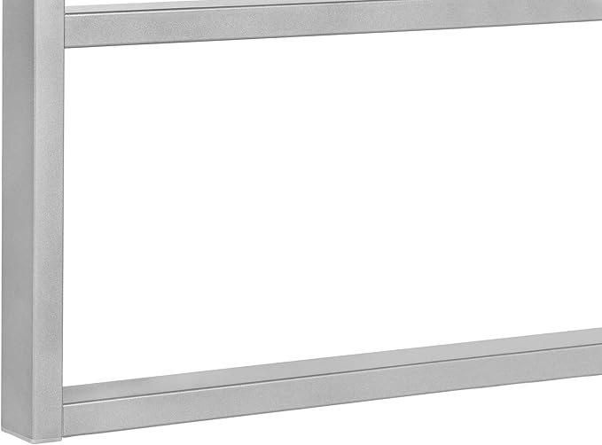 Monarch Specialties I 7664 Computer Desk Home Office Laptop 48 L Work Metal Laminate Black Grey Contemporary Modern