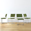 Velvet Dining ChairsMid Century Morden Dining Chairs Minimalistic Style Kitchen &amp Dining Room Chairs Upholstered Comfort Chairs with Chrome Metal Legs