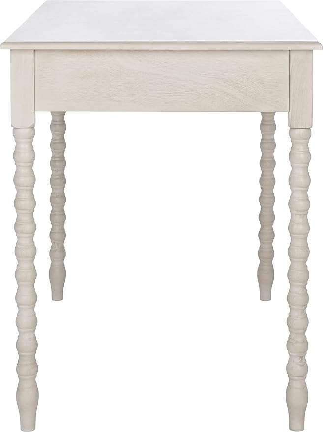 SAFAVIEH Home Collection O'Mara Taupe 2-Drawer Computer Table Office Desk