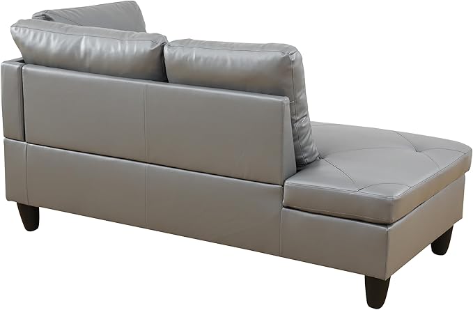 L-Shaped Combination Sofa Set Luxurious Synthetic Leather Living Room Sofa Suitable for Living Rooms Bedrooms Apartments and Offices