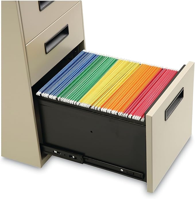 Alera PABBFPY Three-Drawer Metal Pedestal File 14 7/8w x 19-1/8d x 27-3/4h Putty