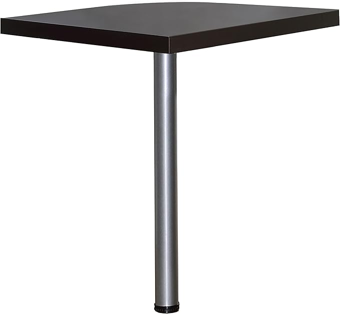 Coaster Home Furnishings - Skylar - Engineered Wood - 83-Inch L-Shaped Computer Desk with Keyboard Tray Slide-Out Tray and Metal Extension Glide - Home Office - Cappuccino - 800891L