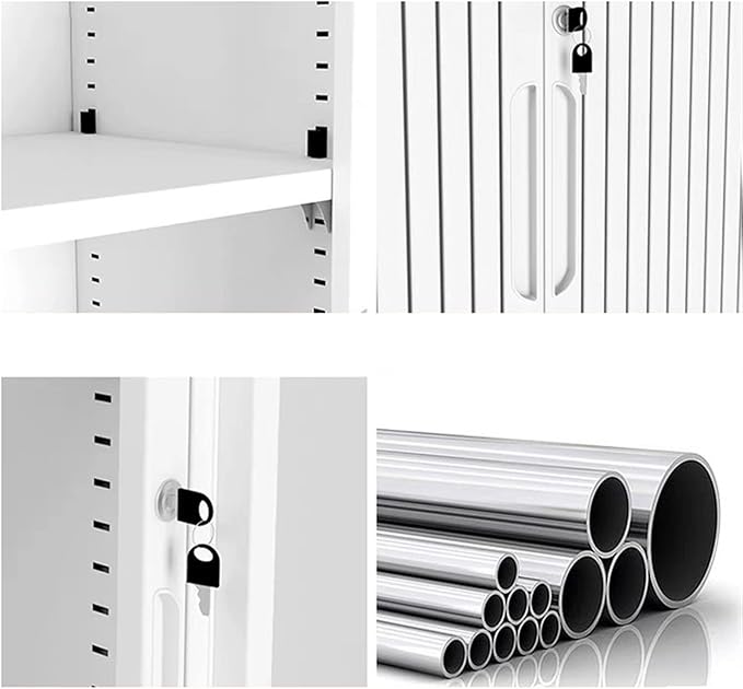 Filing Cabinet Sliding Roll Door Cabinet Tin Cabinet Office Filing Cabinet Filing Cabinet Financial Credentials Data Cabinet Storage Low Cabinet File Storage CabinetsB760 * 900mm1.2mm