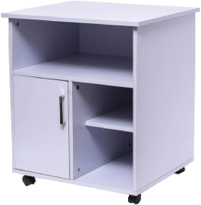 File Cabinet Printer Stand with Storage Office Cabinet Under Desk Cabinet with Wheels Office Cabinet Under Desk Storage(Color:B)