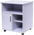 File Cabinet Printer Stand with Storage Office Cabinet Under Desk Cabinet with Wheels Office Cabinet Under Desk Storage(Color:B)