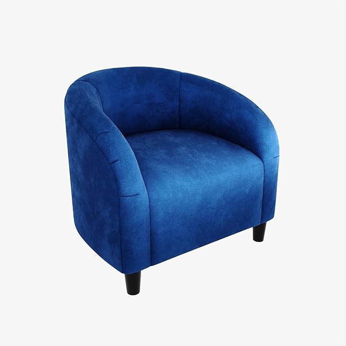 Accent Chair for Living Room Chairs Reading Chair for Bedroom Scooped Arm Chair Mid Century Modern Accent Chairs Upholstered Comfy Chair for Bedroom Waiting Room Reception Chairs Velvet