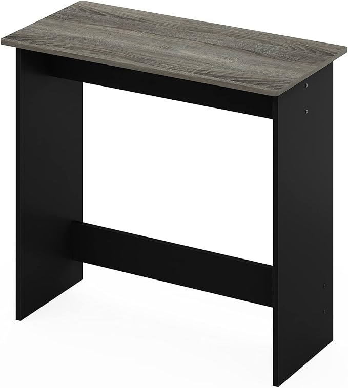 FURINNO Simplistic Study Table For Residential Use French Oak Grey 15.5 in x 31.5 in x 29.75 in (D x W x H)