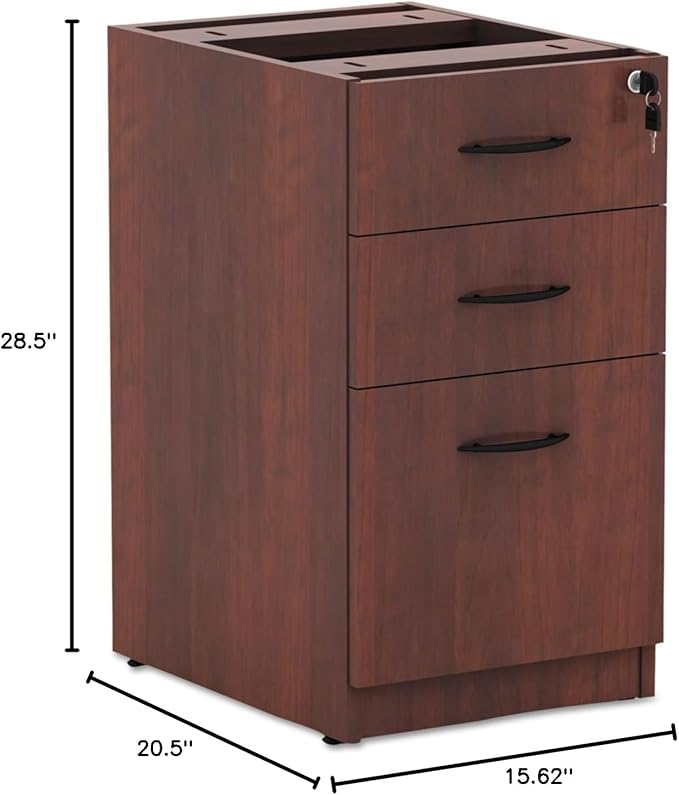 Alera VA532822MC Valencia B/b/f Full Pedestal 15 5/8w X 20 1/2d X 28 1/2h Medium Cherry