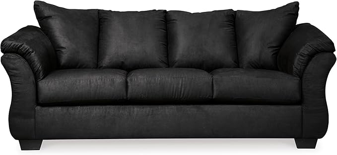 Signature Design by Ashley Darcy Classic Contemporary Sofa Black