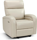 MCombo Zero Wall Recliner Chair Power Wall Hugger Recliner with USB &amp Type-C Dual Charge Ports for Small Space Living Room RV PR644 (Beige)