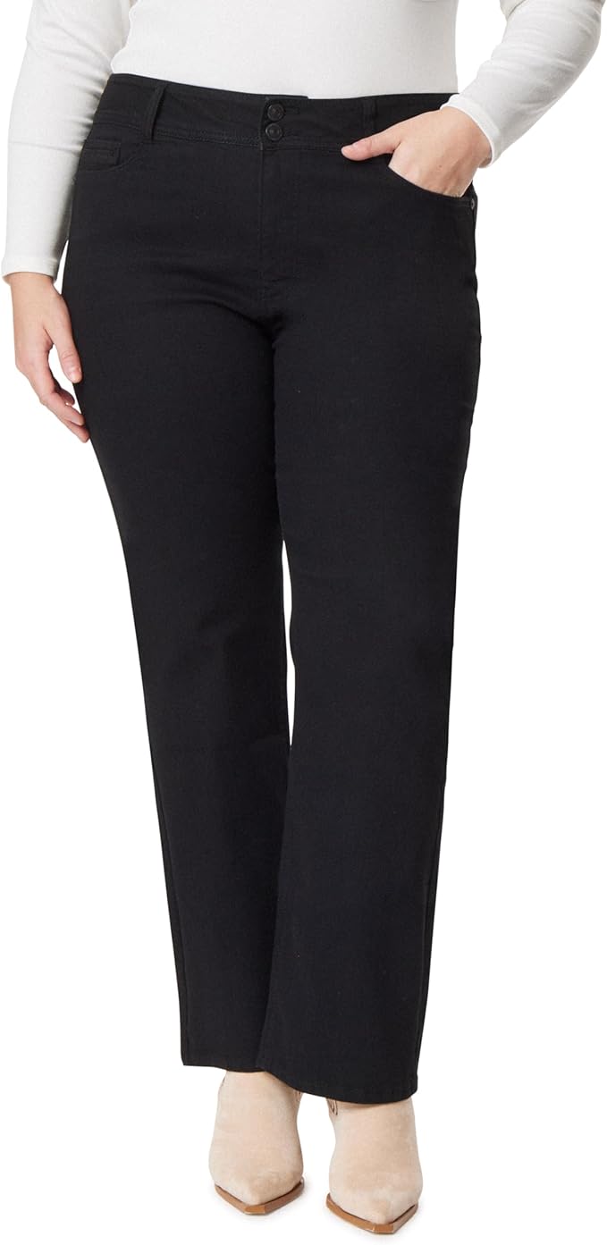 WallFlower Luscious Curvy Bootcut Jeans for Women Mid-Rise Insta Stretch Denim Size-Inclusive Juniors Jeans