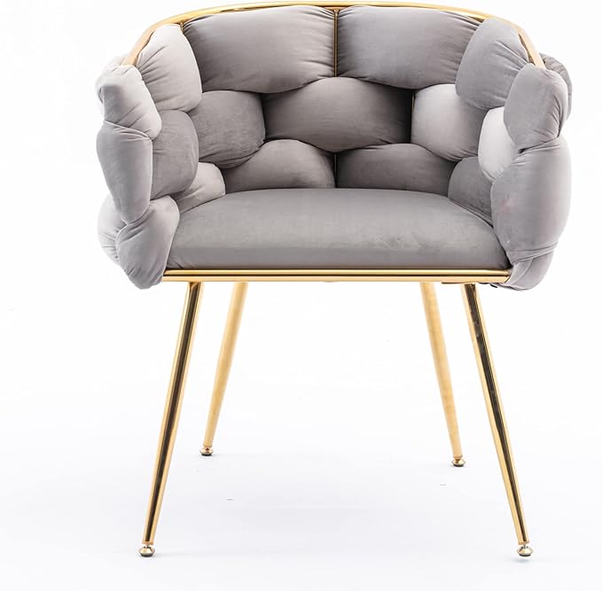 Modern Velvet Accent Chair Single Sofa for Bedroom Living Room Dorm Room