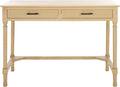 SAFAVIEH Home Collection Layce Natural Brown 2-Drawer Desk