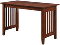 AFI Mission 48 Solid Wood Writing Desk Walnut