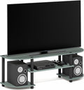Furinno Turn-S-Tube TV Stand Wide Entertainment Center TV Console for TV up to 55 Inch for Living Room Bedroom Sage Green