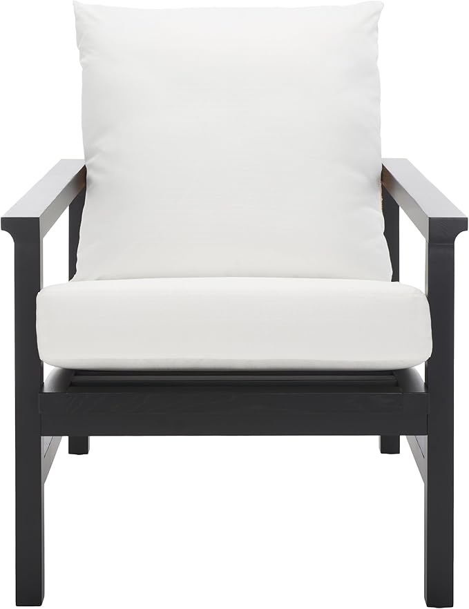 SAFAVIEH Couture Collection Emmalee Black/Natural Cord Back Accent Chair